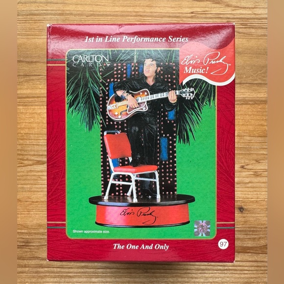 Carlton Other - NIB Vintage Elvis Presley Collectible Christmas Ornament Carlton 2091 NEW